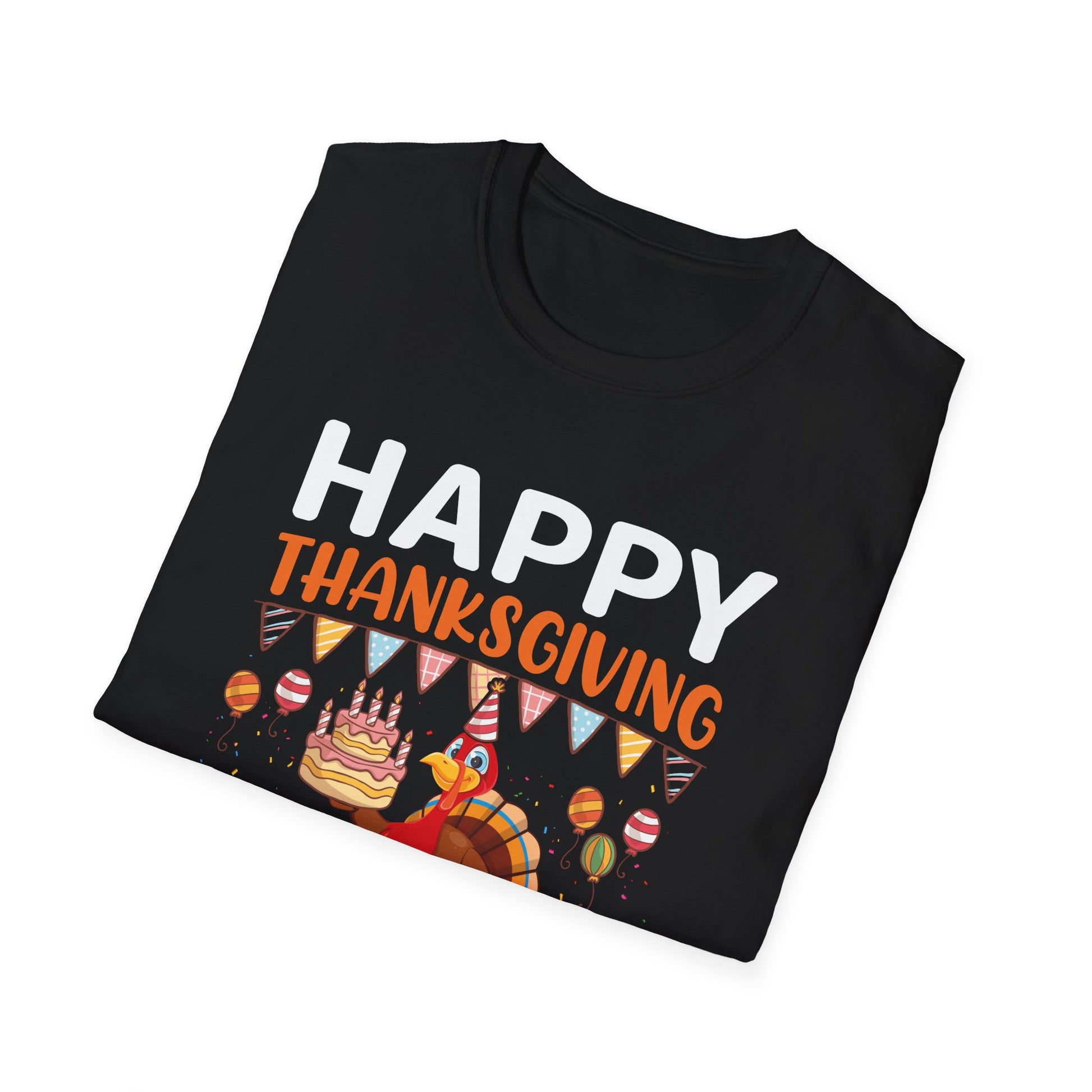 Thanksgiving Birthday Tee for Celebrating Holidays  Unisex T-Shirt