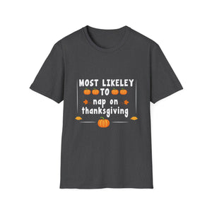 Thanksgiving Nap T-Shirt | Unisex Softstyle Tee