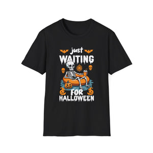 Just Here For The Boos Halloween Costume Funny Halloween TeeUnisex Softstyle T-Shirt