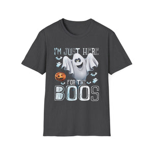 Just Here For The Boos Halloween Costume Funny Halloween Tee Unisex Softstyle T-Shirt