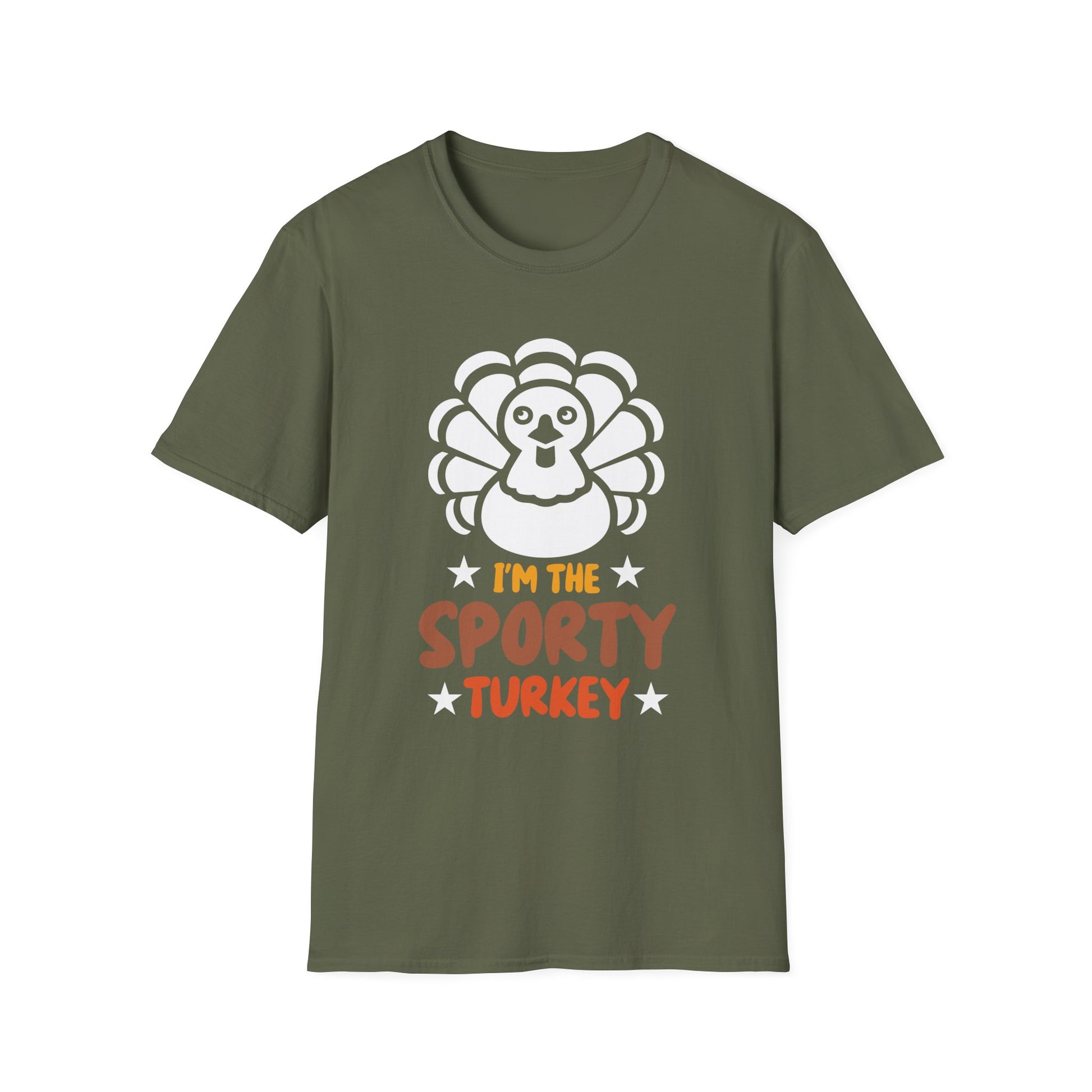 I’m the Sporty Turkey T-Shirt — Funny Thanksgiving Turkey Tee