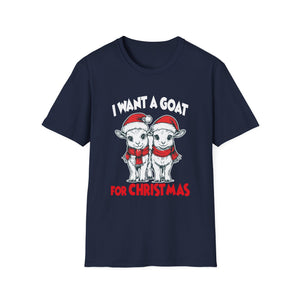 Christmas Goat Goats for All Christmas Goats Unisex T-Shirt