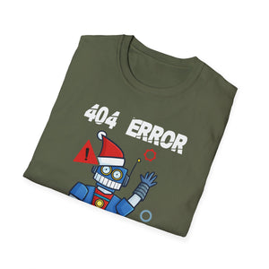 Anti Christmas Ugly Christmas 404 Error Christmas Unisex T-Shirt