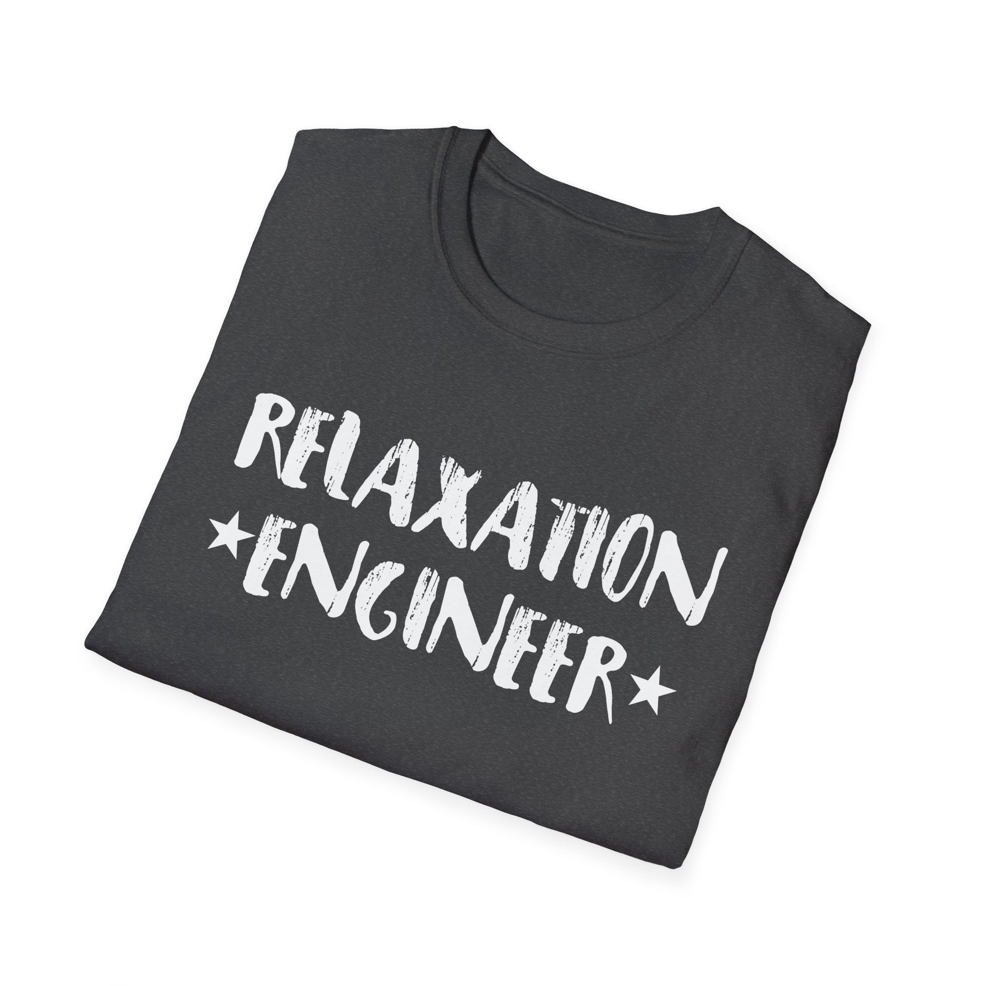 Relaxation Engineer T-Shirt — Funny Spa & Self-Care Shirt for Massage Therapists