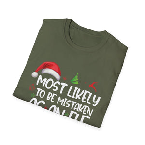 Most Likely To Be Mistaken As An Elf Family Christmas T-Shirt
