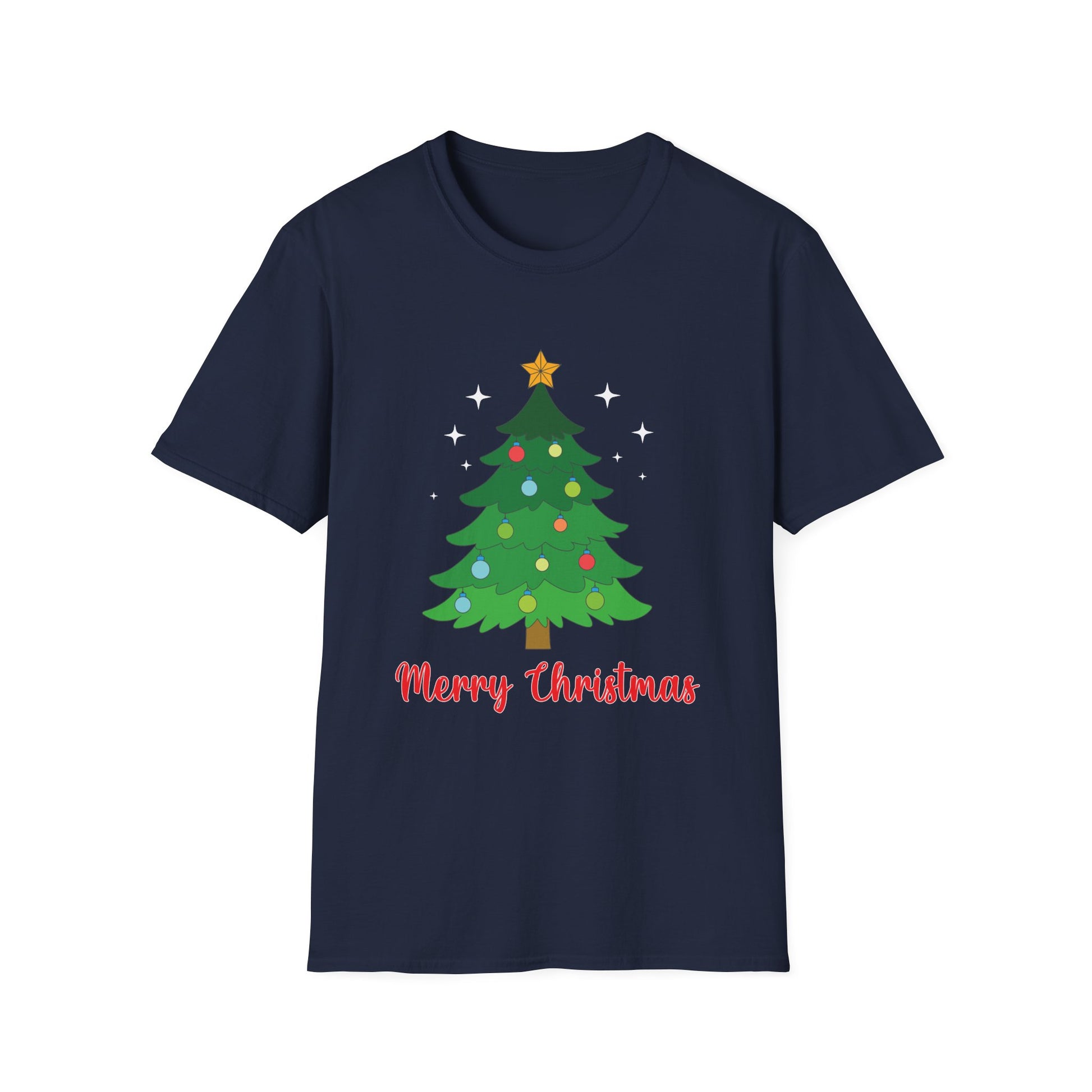 Christmas Tree T‑Shirt — "Merry Christmas" Holiday Tee