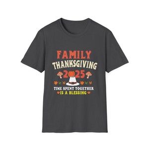 Family Thanksgiving 2025 Thanksgiving Crew Matching holiday  Unisex T-Shirt