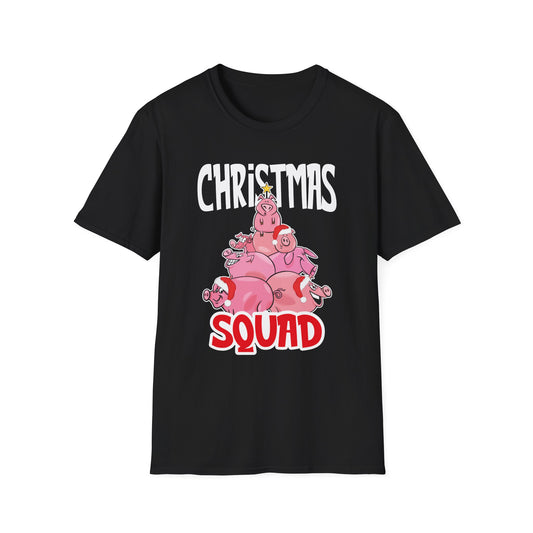 Christmas Squad T-Shirt — Cute Pig Holiday Tee