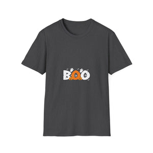 Happy Halloween - Witch Hat _ Spider - Boo - Funny Halloween Tee Unisex Softstyle T-Shirt