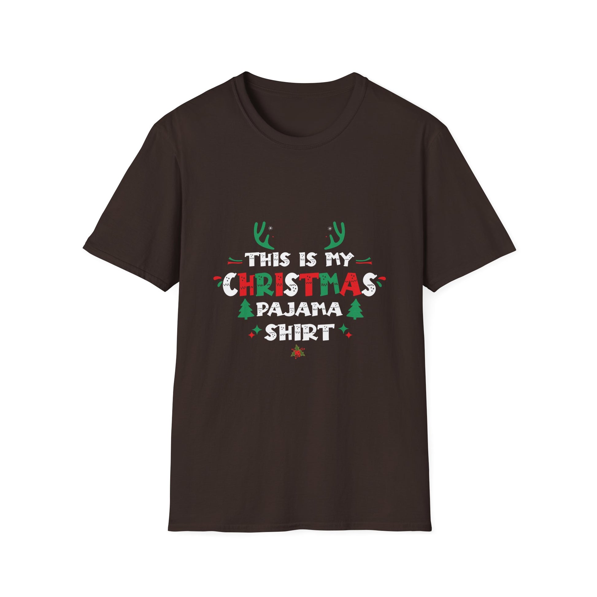 Christmas Pajama Shirt Tee — "This Is My Christmas Pajama Shirt" Holiday T-Shirt