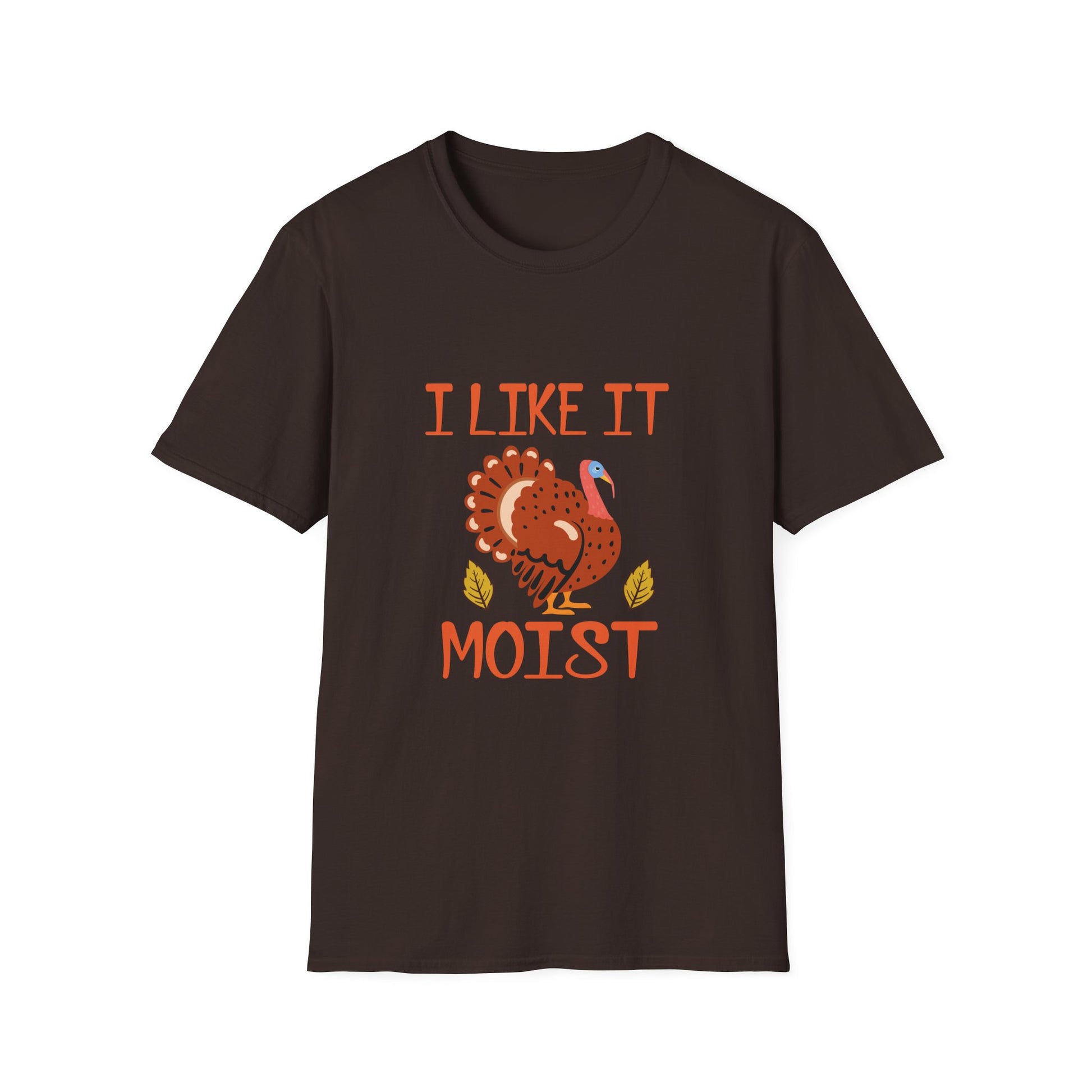 I Like It Moist Funny Thanksgiving Quote Thanksgiving T-Shirt-productor-mockup