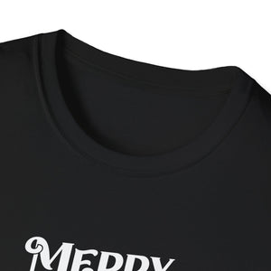 Christmas Bulldog Bully Merry English Bulldog Christmas Unisex T-Shirt