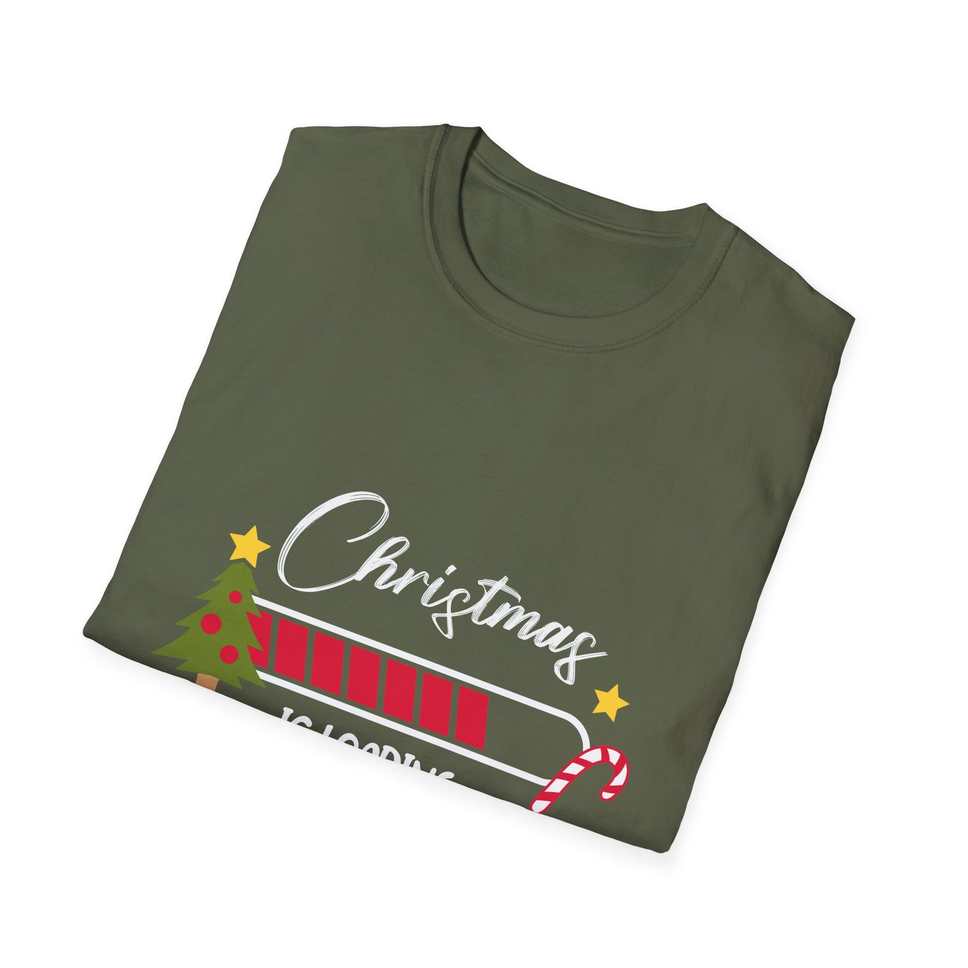 Christmas is loading  Christmas Tree Design  Christmas Unisex T-Shirt