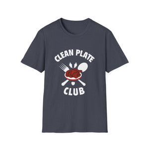 Clean Plate Club T-Shirt — Funny Eating & Foodie Tee  Unisex T-Shirt