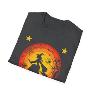 Everyday Is Halloween T-Shirt — Witch Silhouette Sunset Halloween Tee