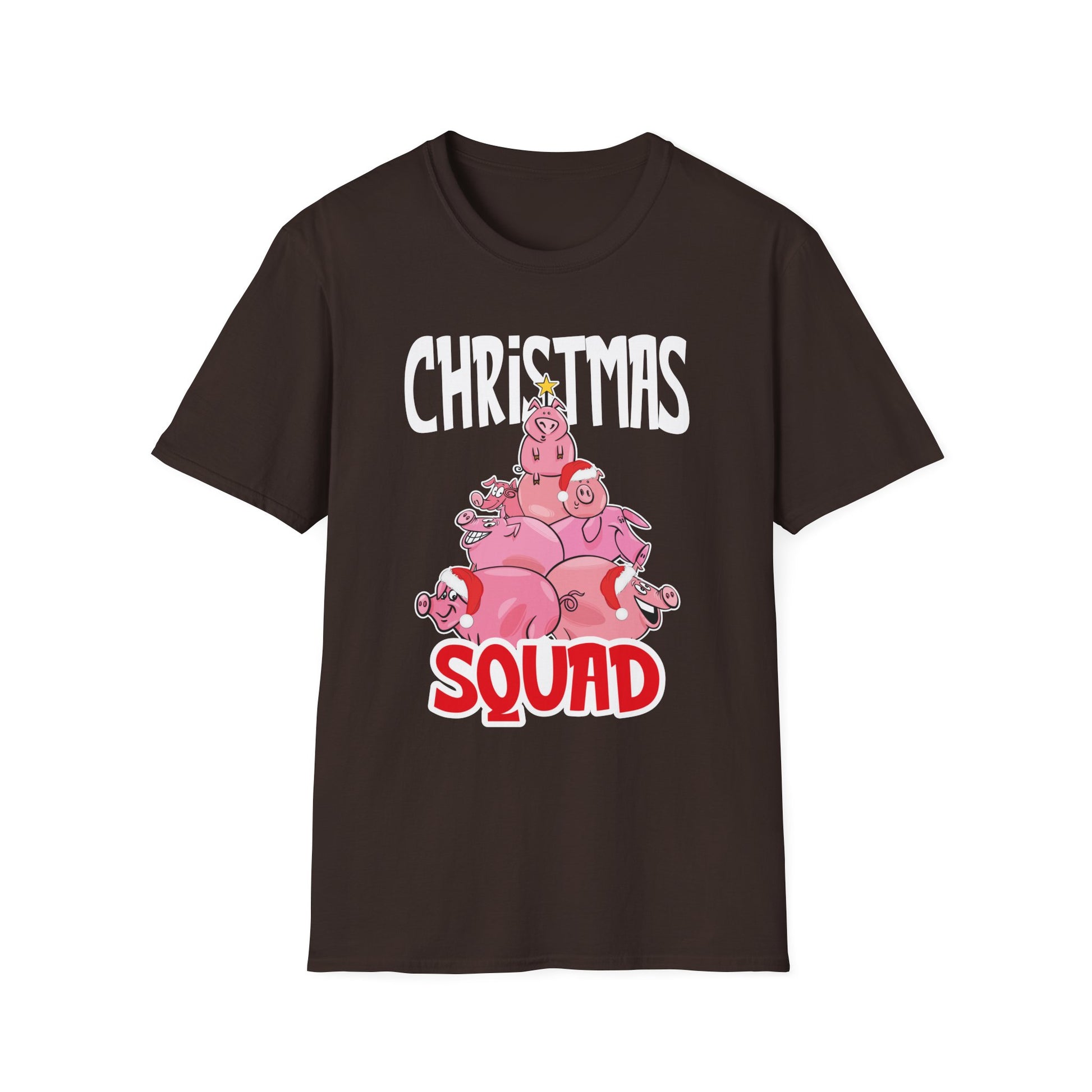 Christmas Squad T-Shirt — Cute Pig Holiday Tee