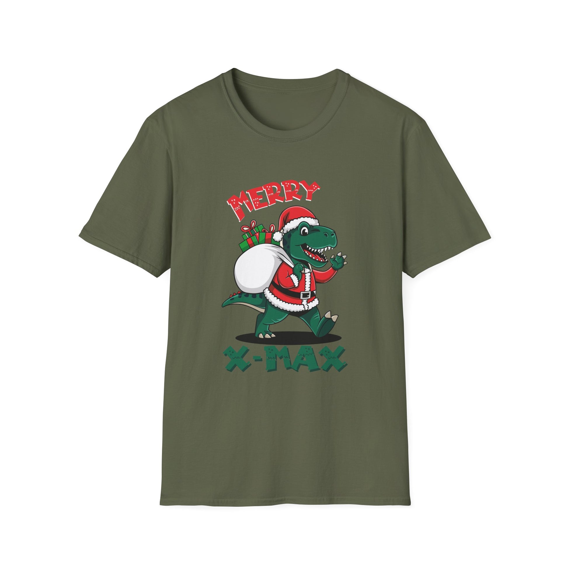 Christmas Dinosaur_ Xmas Christmas_ Ugly Christmas Elf Unisex T-Shirt