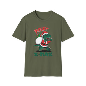 Christmas Dinosaur_ Xmas Christmas_ Ugly Christmas Elf Unisex T-Shirt