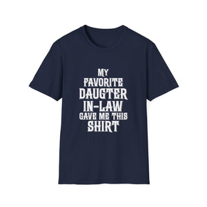 Christmas Gift For Father Mother in Law Funny Birthday Gifts Unisex T-Shirt
