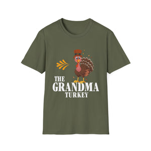 Grandma Turkey T-Shirt — Funny Thanksgiving Tee for Grandmothers