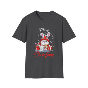 Christmas Bunny  Sweet Christmas Animals  Rabbit Unisex T-Shirt