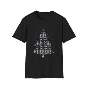Funny Pi Christmas Tree Math T-Shirt Unisex T-Shirt