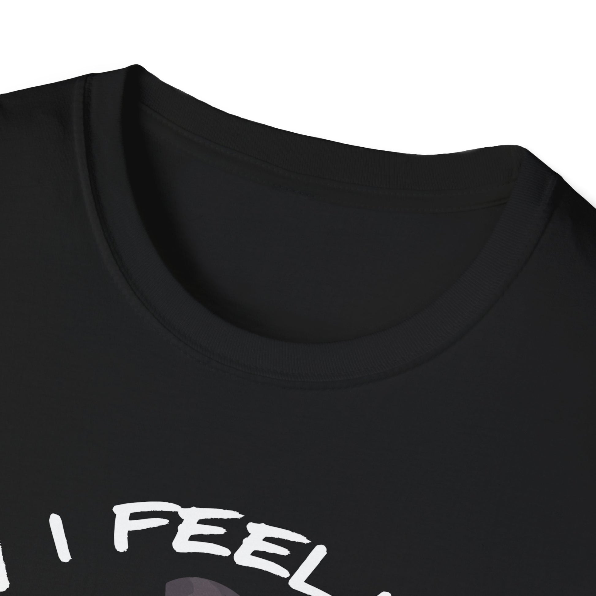 Halloween Teacher T-Shirt - "Man I Feel Like a Teacher" Scarecrow Pumpkin Design