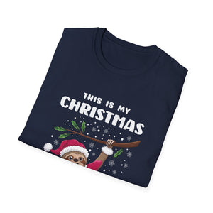 Sloth Christmas Cutie Sloths Christmas T-Shirt-productor-mockup