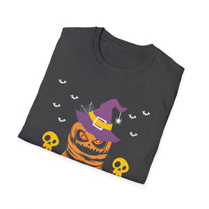 Halloween 2025 Ghost Trick or Treat Outfit Halloween Party  Unisex Softstyle T-Shirt