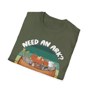 Noah Ark Funny T-Shirt – “Need an Ark? I Noah Guy” Christian Vintage Tee