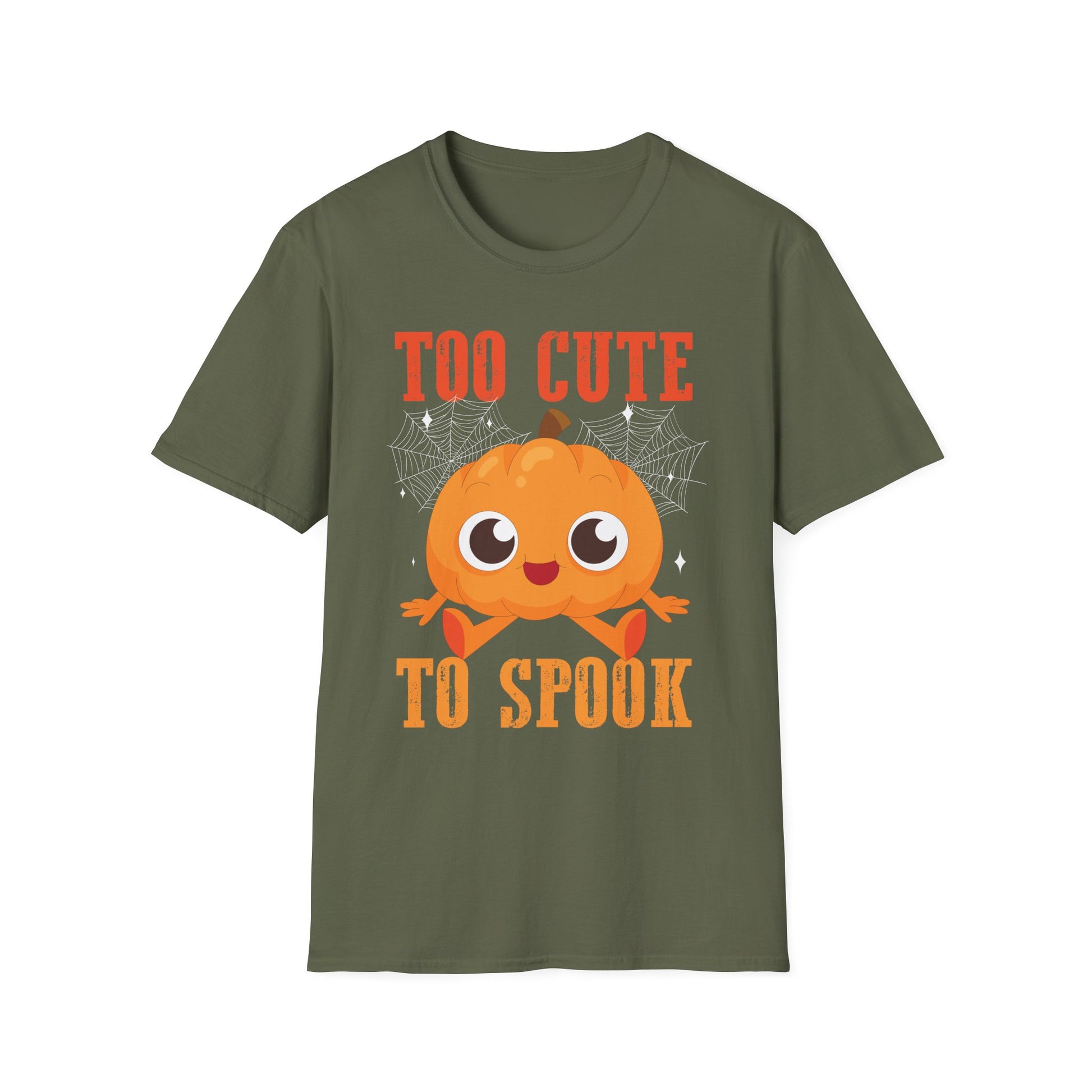 Too Cute to Spook Pumpkin T-Shirt