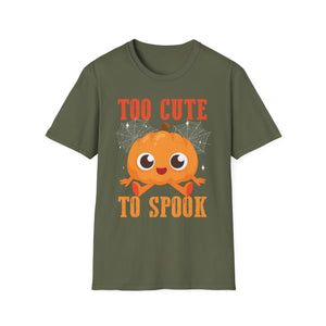 Too Cute to Spook Pumpkin T-Shirt