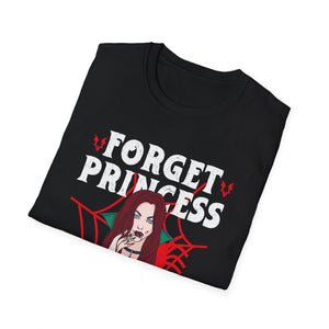 Forget Princess I Want To Be A Vampire T-Shirt — Gothic Vampire Graphic Tee