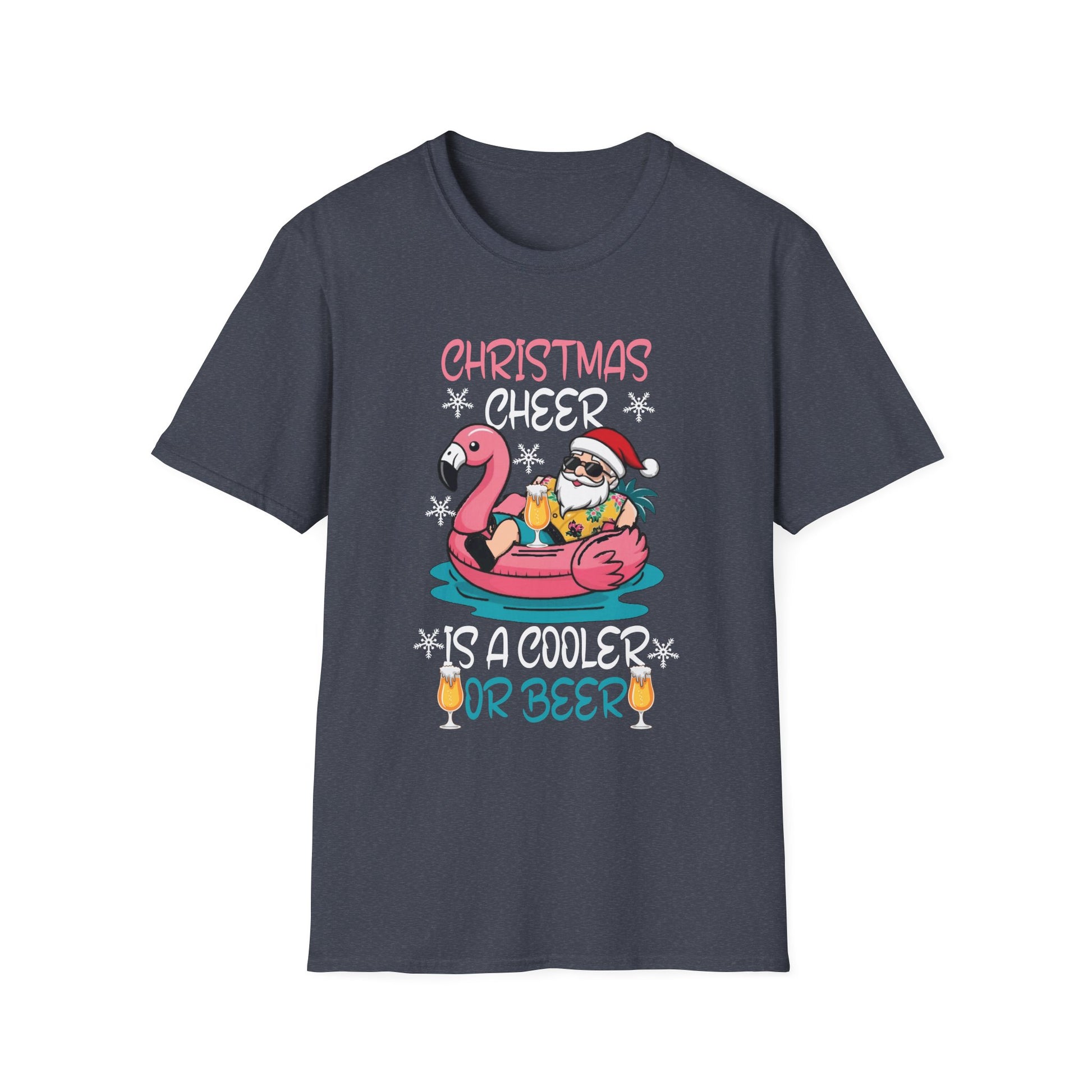 Christmas Cheer Is A Cooler Of B for Sommer Christmas Unisex T-Shirt