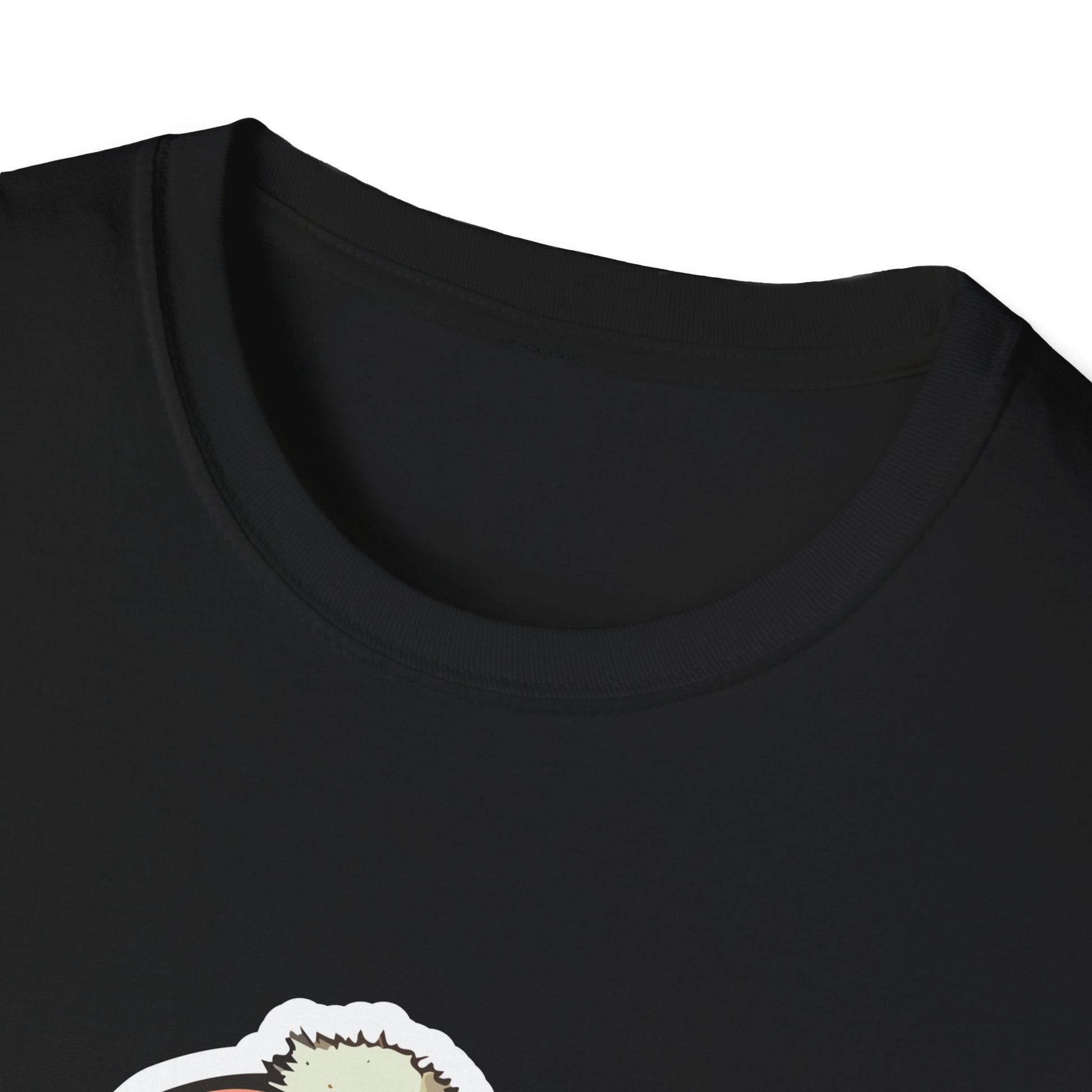 Cute Winter Squirrel T-Shirt — Cartoon Squirrel Wearing Knit Hat and Acorn
