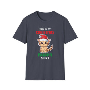 Cat Lover This Is My Christmas Pajama Shirt Christmas Unisex T-Shirt