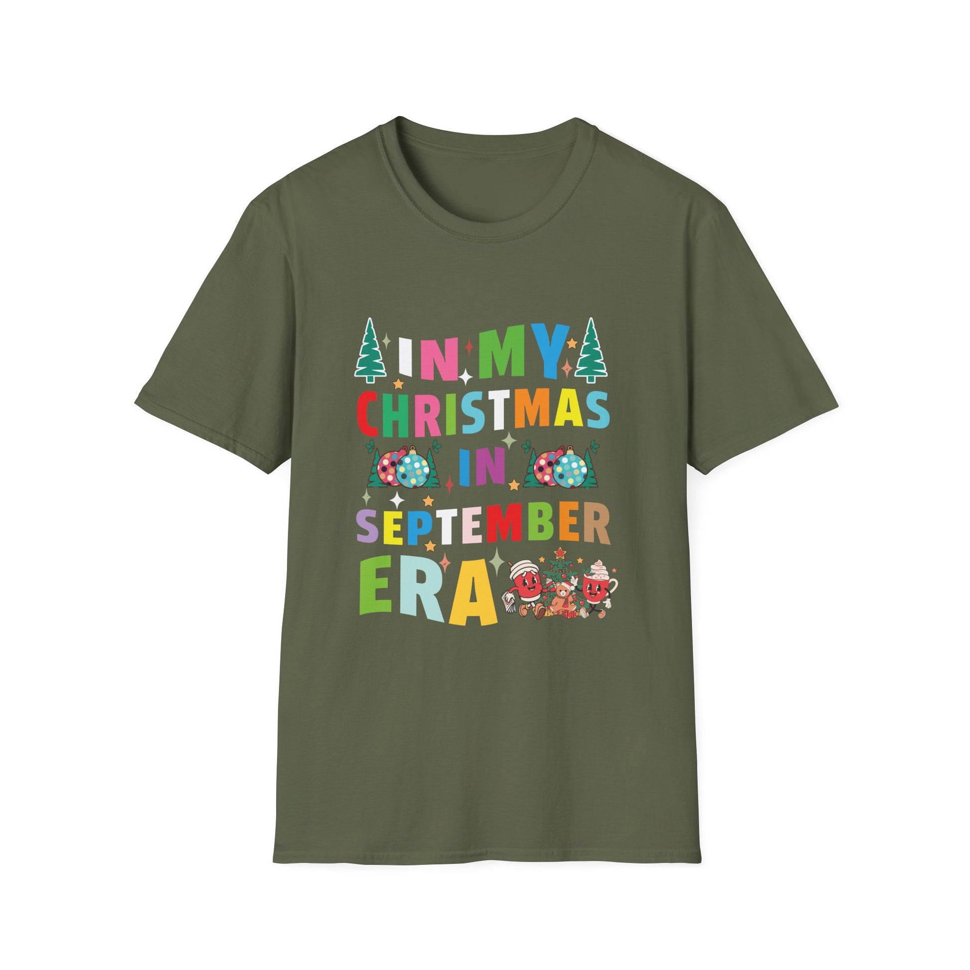 Christmas In September T-Shirt — Funny Holiday Baby Announcement Tee