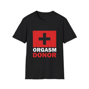 Orgasm Donor Funny Lazy Halloween Costume T-Shirt