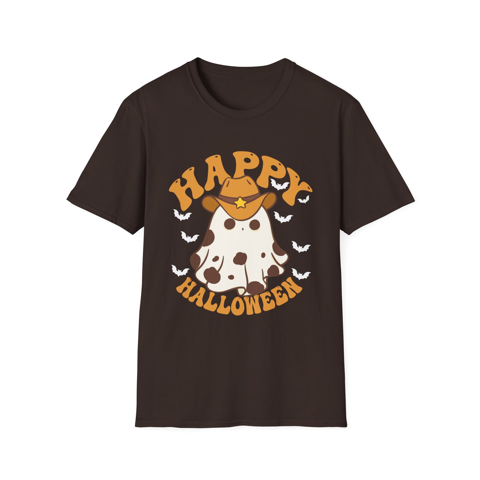 Happy Halloween Groovy Halloween Costume For Women TeeUnisex Softstyle T-Shirt