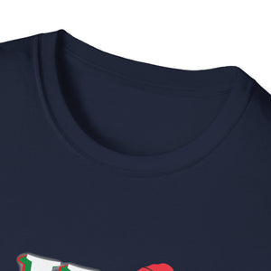 On The Naughty List And I Regret Nothing Funny XmasUnisex Softstyle T-Shirt