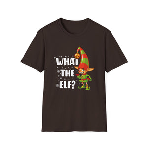 What The Elf? T-Shirt — Funny Christmas Elf Holiday Tee