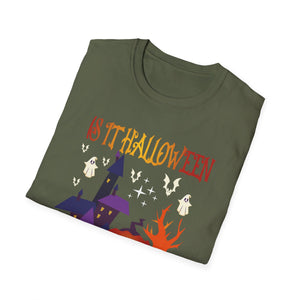 Is It Halloween Yet Halfway to Halloween Tee Unisex Softstyle T-Shirt