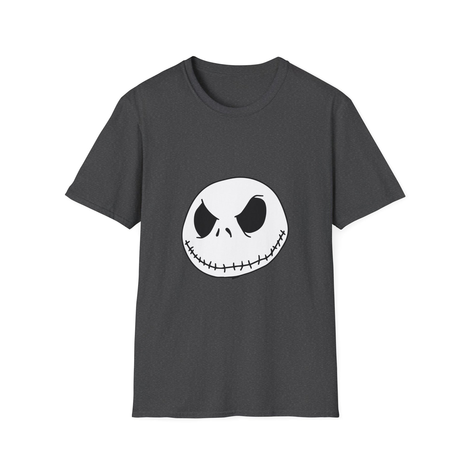 Jack Skellington Face T-Shirt — Halloween Gothic Graphic Tee