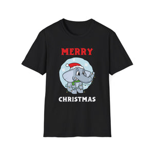 Christmas Elephant  Sweet Christmas Animals Unisex T-Shirt