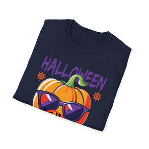 Halloween Squad Pumpkin T-Shirt — Cute Sunglasses Jack-o'-Lantern Tee