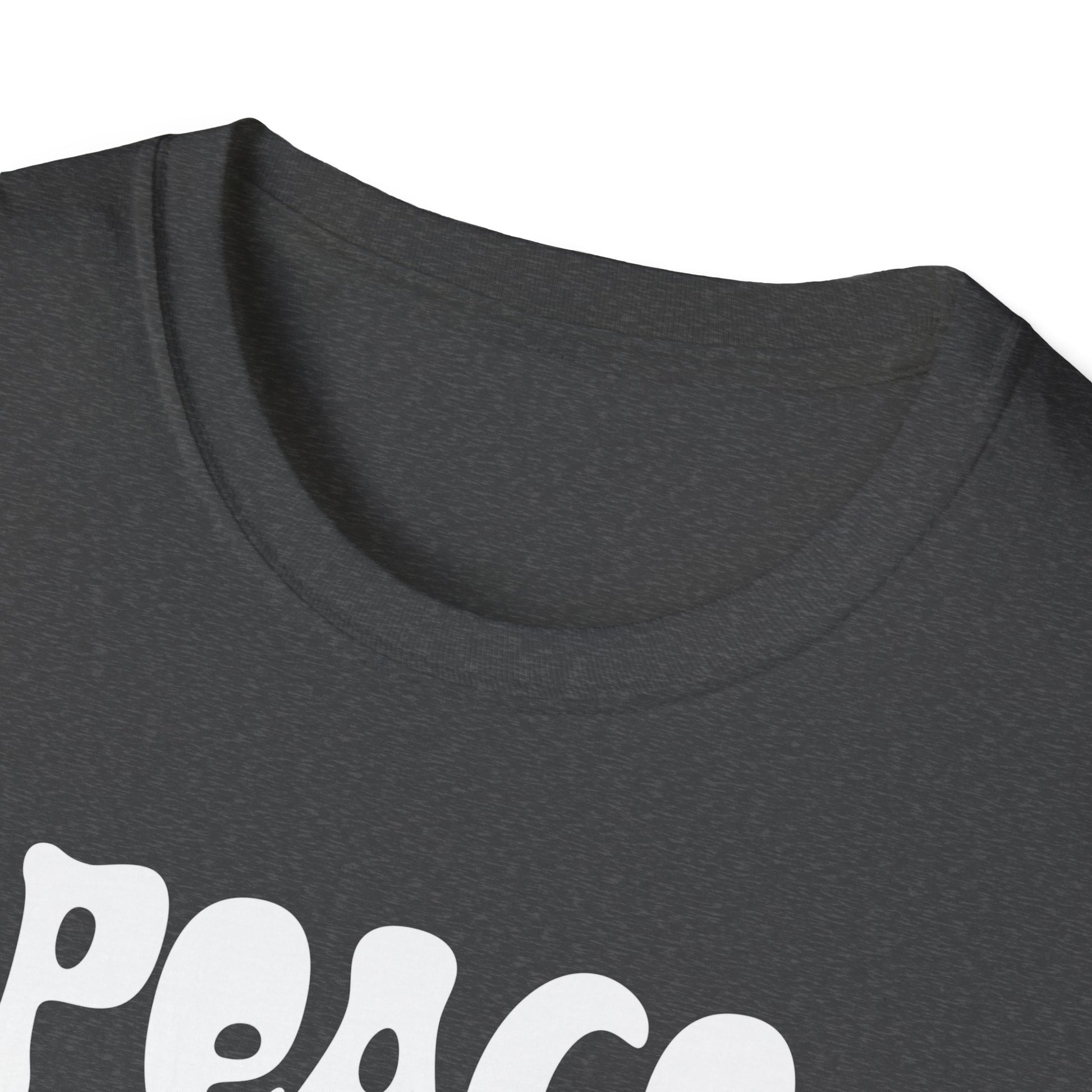 Peace Love Halloween T-Shirt — Retro Pumpkin Moon Graphic Tee