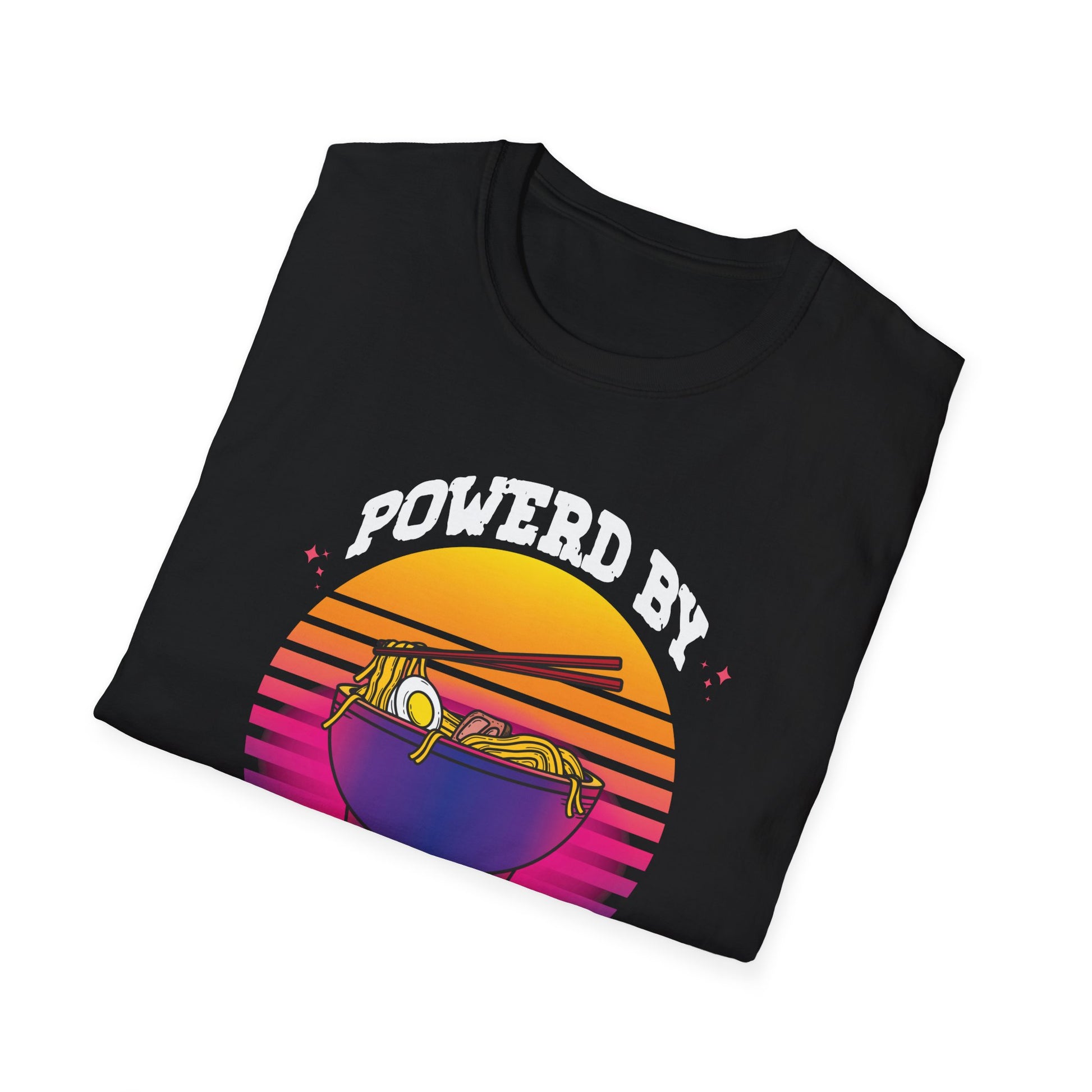 Powered by K-pop and Ramen Kpop Merch Merchandise Unisex T-Shirt