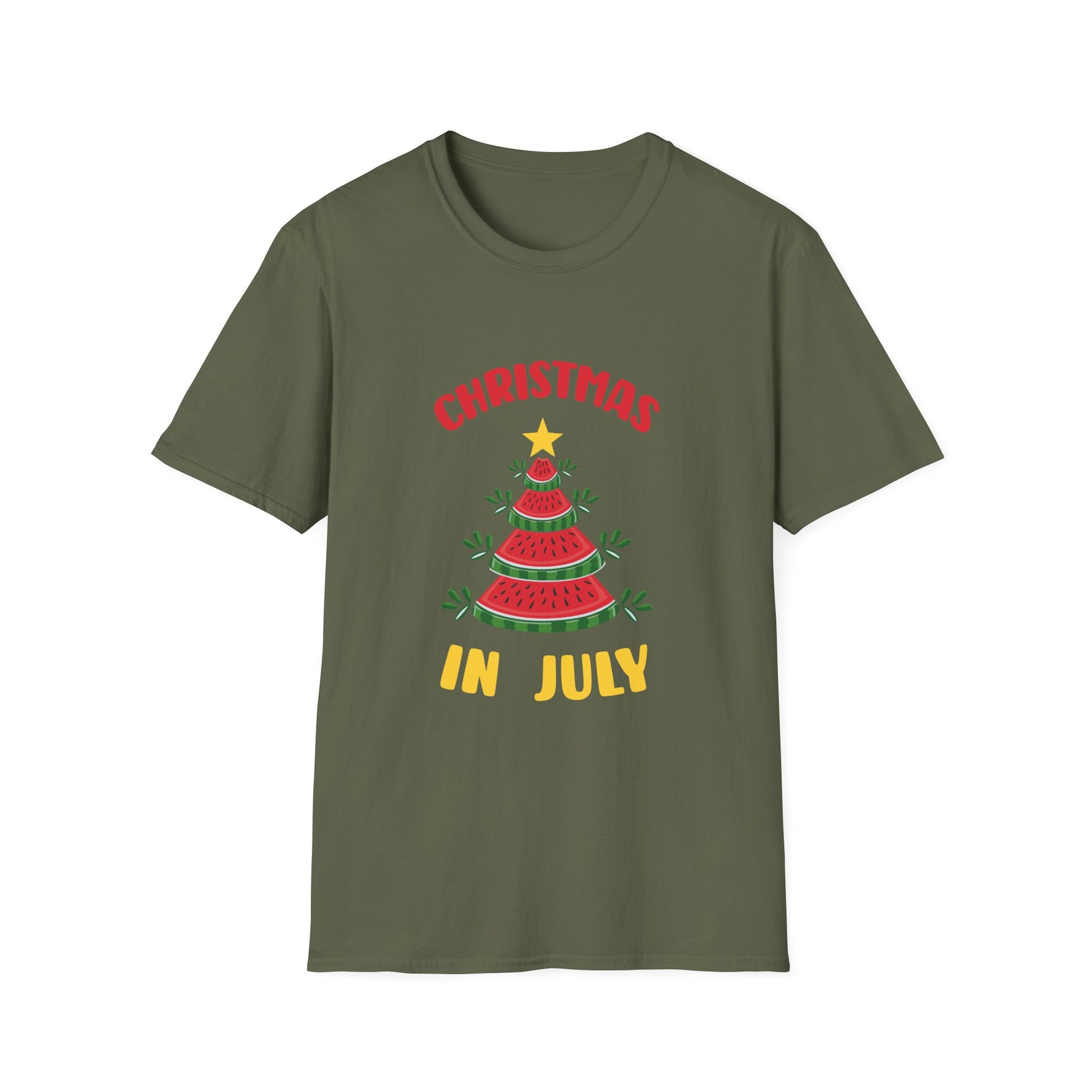 Christmas In July T-Shirt — Festive Summer Holiday Tee