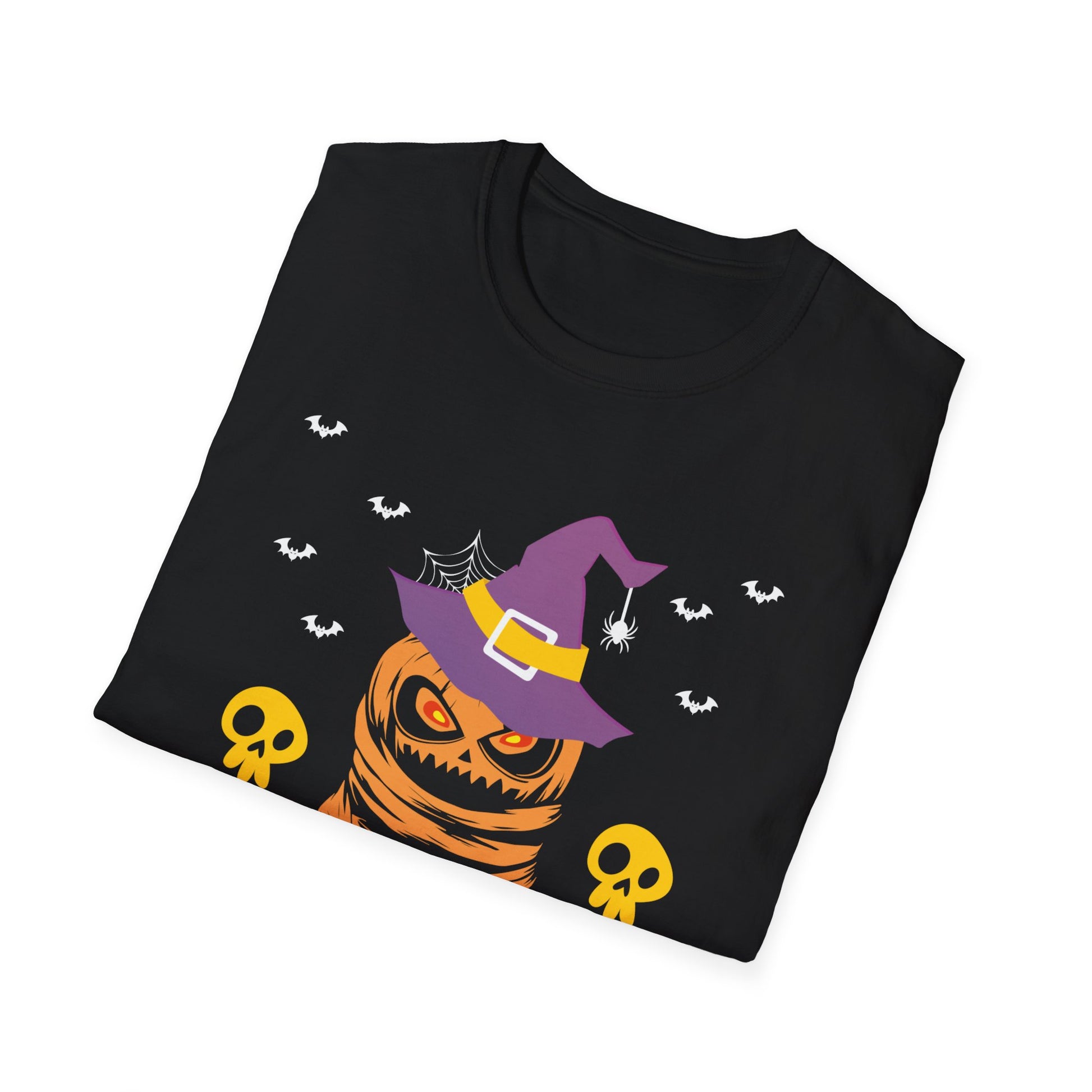 Halloween 2025 Ghost Trick or Treat Outfit Halloween Party  Unisex Softstyle T-Shirt