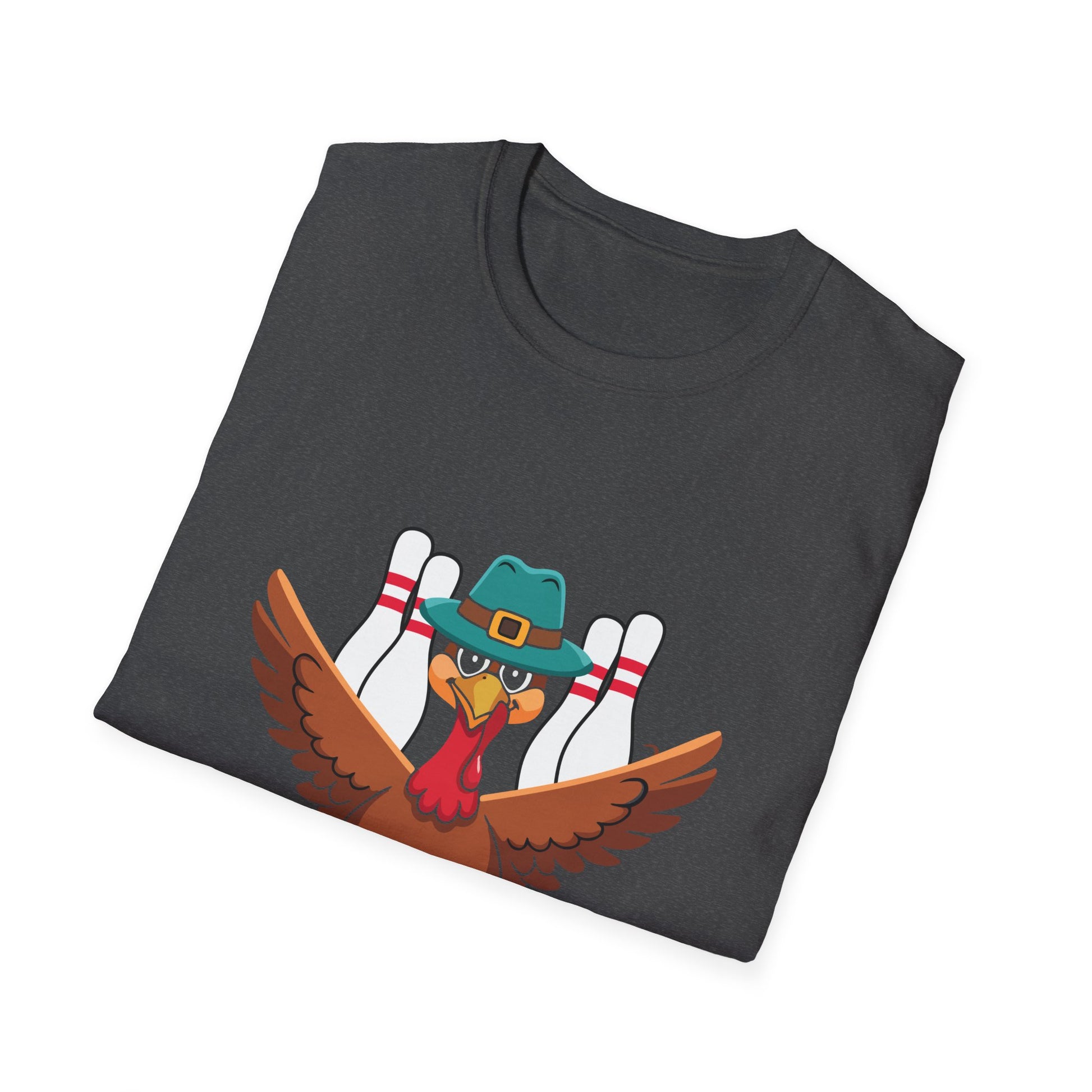 Thanksgiving Bowling Turkey  Unisex T-Shirt